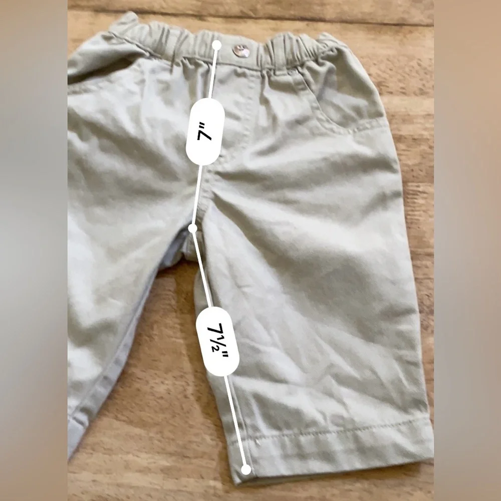 Vintage Baby Gap Infant Sz 6-12 Mo Khaki Chino‎ Cotton Pants